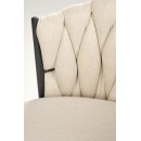 Стул барный HALMAR H125 бежевый/черный